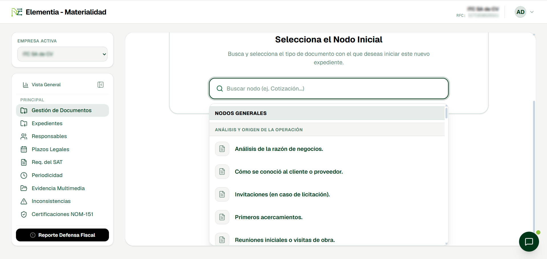 3/8 Nodos generales - Clasificación documental